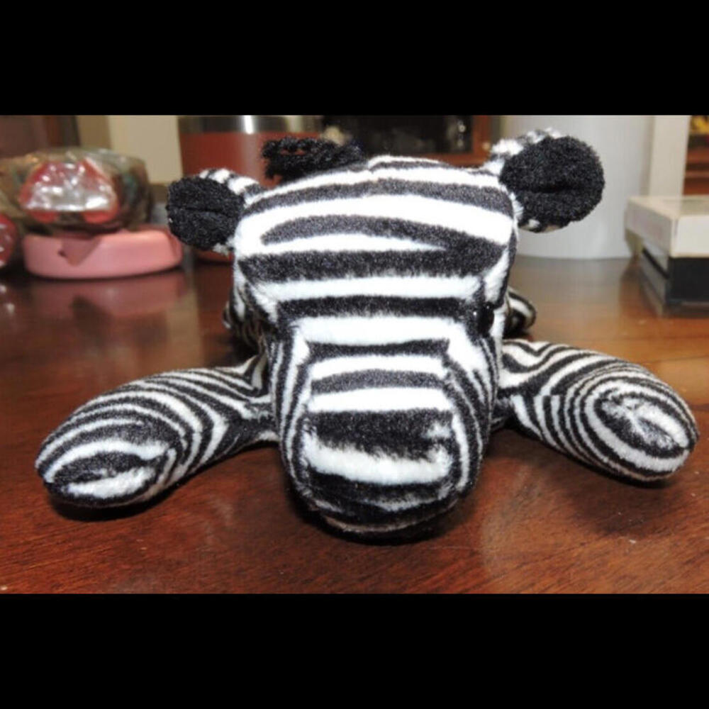 Beanie Babies Collection "Ziggy" the zebra Plush Toy Collectable